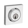 thumbnail image 1 of Baldwin DC.CSD.260 Double Cylinder Contemporary Square Deadbolt Bright Chrome, 1 of 1