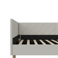 thumbnail image 2 of DHP Alicent Full Upholstered Daybed with Gold Metal Legs, Gray Linen, 2 of 9
