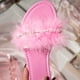 thumbnail image 1 of Zapatillas planas de felpa con diamantes de imitación de una línea para ocio diario de verano nuevo estilo para mujer Wmkox8yii  hj789, 1 of 7