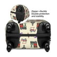 thumbnail image 4 of Daiia Retro Steampunk Vehicle1 Luggage Cover, Thickened Washable Travel Luggage Covers, Elastic Unique Baggage Covers for 18-20 inch Luggage-Small, 4 of 9
