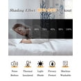 thumbnail image 5 of Summer Ocean Blackout Curtains for Bedroom Living Room, Blue Grey Shell Coral Turtle Starfish Marine Life 72 In Long Thermal Insulated Room Darkening Drapes Grommet Window Treatments, 52 x 72 In, 5 of 9