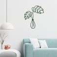 thumbnail image 4 of Estatua de pared Colco decoración Escultura de Jardín interior Monstera Verde 27,94x35,56 cm, 4 of 7