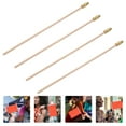 thumbnail image 5 of CIMAXIC Party 50pcs Mini Wooden Flag Rods with Gold Flag Caps Handheld Flag Sticks for DIY Crafts Party Decorations Event Celebrations School Projects,9.84"X0.2"X0.2", 5 of 5