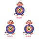 thumbnail image 5 of Juego de objetivos colgantes Yuarrent para padres e hijos Regalo para niños tableros de tiro educativos, 5 of 6