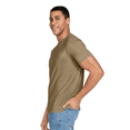 thumbnail image 4 of Gildan Men's Softstyle CVC T-Shirt, Crewneck Tee for Crafting, 60/40 Cotton/polyester, Dune Mist Shirt, L, 4 of 5