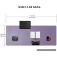 thumbnail image 3 of Mydours Computer Desk Pad Blotter 115x50cm, PU Leather Desk Mat Laptop Keyboard Mouse Pad Waterproof Comfortable Office, 3 of 5
