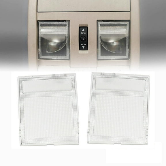 2Pcs LH & RH Overhead Console Light Covers for 2008-2020 Dodge Challenger