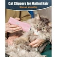 thumbnail image 3 of Oneisall LGL006 Cat Grooming Clippers, Cordless Quiet Cat Clippers for Cat Matted Hair - Pink, 3 of 9