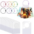 thumbnail image 1 of 400 Pcs Card Holder for Yoto Cards with 20 Pcs Stainless Steel Card Rings, Hang Tabs Self Adhesive Card Holder Hanging Tabs Compatible with Yoto Player Cards Organizer, 1 of 6