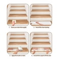 thumbnail image 4 of Minimalist Floral Stair Treads Non Slip for Steps Modern Flower 4 Pcs Reusable Adhesive Stair Runner Mats for Dogs Elders Carpet Treads Rugs for Staircase 8x30 In, 4 of 7