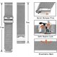thumbnail image 2 of 1 pulsera aplicable Dw Acier Inoxydable 06 Fil Maille Avec., 2 of 5