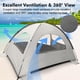 thumbnail image 5 of Carpa de playa WhiteFang UPF 50+ con protección UV para 8 personas, 5 of 7