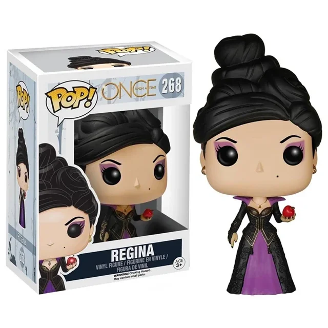 2025 Figura de acción FUNKO POP Regina #268, recién llegada, colección de juguetes para niños, regalos de cumpleaños