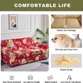 thumbnail image 6 of Eco-Ancheng 4 Piece Sofa Cover Stretch Sofa Slipcover Printed Soft Couch Cover Covers with 3 Individual Cushion Covers Furniture Protector for Living Room Chairs with Elastic Bottom, Sofa，05, 6 of 7