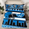 thumbnail image 2 of Erosebridal Charlotte Football Sheet Set Twin,Amercian Sport Bedding Sets Twin Size,Ball Gamer Decoration,Breathable,3pcs, 2 of 6