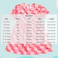 thumbnail image 3 of ITSAME Girls Summer Dress Puff Short Sleeve Cotton Heart Print Kids Loose Casual A-Line Dress Red Size 9-10, 3 of 7