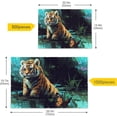 thumbnail image 4 of FREEAMG Butterfly Tiger 1000 Piece Large Jigsaw Puzzle for Adults - Game Interesting Toys - Hand Made Puzzles Personalized Gift, 4 of 7