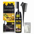 thumbnail image 2 of Brown In One Wash Aloe Vera Argan Oil Plant Color Brown Moisturizing Shampoo 400mlE, 2 of 3