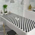 thumbnail image 4 of Checkered Contact Paper,Bexikou Black and White Wallpaper 17.7” x 197” Vinyl Contact Paper for Countertops,Waterproof Self Adhesive Wall Paper for Cabinets Shelf Liner Bedroom Walls, 4 of 8