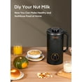 thumbnail image 6 of Nut Milk Machines FOHERE 35oz Automatic Maker, 800W Homemade Plant Milk, Oat, Soy, Juice and Free-Dairy Drinks, With Delay Start/Self-Clean/Keep Warm/Boil, 6 of 6