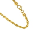 thumbnail image 3 of JewelStop 14K Yellow Gold 22in 4mm Solid Diamond Cut Rope Chain with Lobster Clasp, 3 of 5
