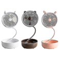 thumbnail image 2 of Lámpara LED de almacenamiento plegable portátil Ventilador USB de escritorio para dormitorio, pared, noche, 2 of 5