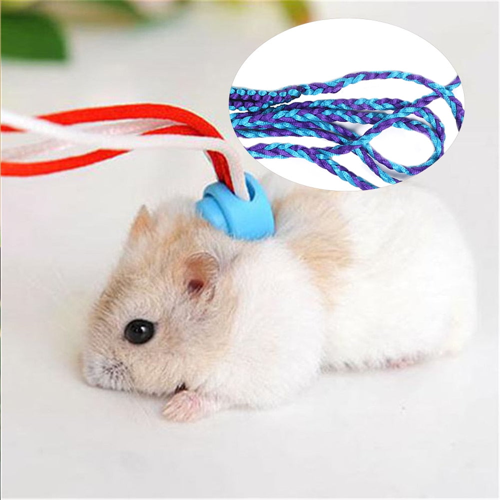 Rat Harness Hamster Harness Adjustable Small Rat Mouse Walking Training Leash Guinea Pig Harness Hamster Rope Harness Animal Harness For Small Pet