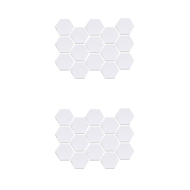 Bewildely Espejo Hexagonal pegatina de pared DIY plástico acrílico decorativo superficie lisa efecto reflectante autoadhesivo alta viscosidad hogar plata Type1 NO1 Bewildely CBP194096