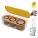 thumbnail image 5 of Silicone Ice Square Tray with Lid for 20-40 Oz Tumblers, 3 Hollow Cylinder Ice Square Molds for Mug, 5 of 5