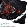 thumbnail image 3 of 500 PCS Fierce Wolf Head - 500 Piece Animal Jigsaw Puzzles,Great For Relaxation And Display For Puzzle Enthusiast,Animal Enthusiasts' Charming Artworks,Funny Animal Wooden Puzzle As Home Decor, 3 of 6