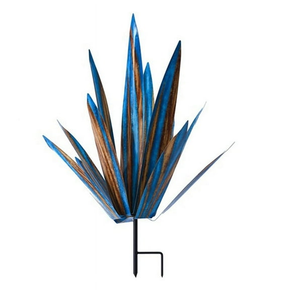 Large Tequila Rustic Sculpture, Rustic Metal Agave Plants for Outdoor Patio Yard, Home Decor Hand Painted Metal Agave,H