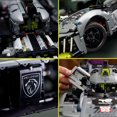 thumbnail image 3 of LEGO Technic PEUGEOT 9X8 24H Le Mans Hybrid Hypercar 42156 Collectible Race Car Building Kit for Adults and Teens, 3 of 6