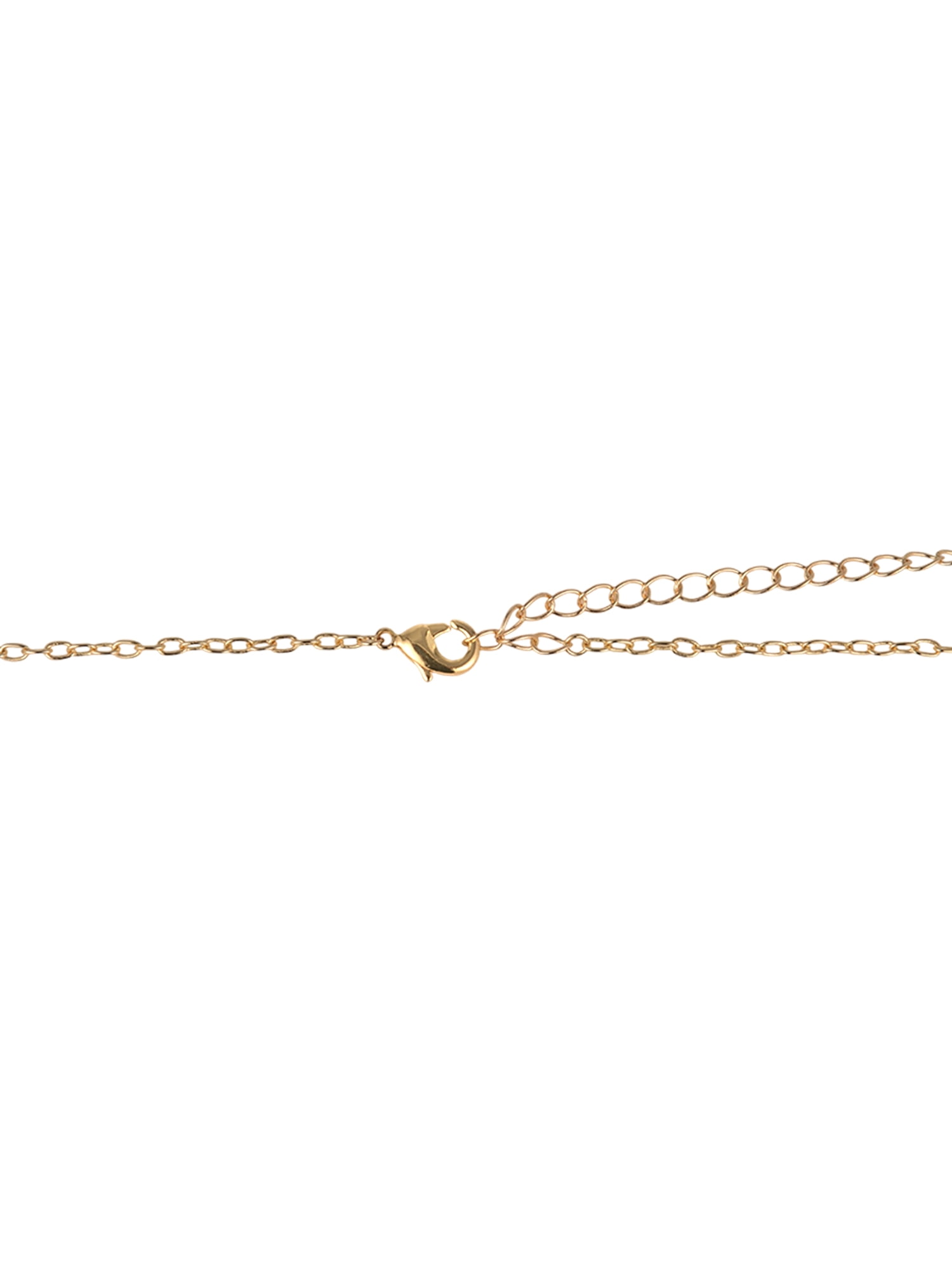 Time and Tru Goldtone Chain with Garnet Birthstone "January" Necklace