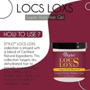 Stylo Locs Frizz Control Gel 16oz 4-Pack - Versatile, Long-Lasting Unisex Styling