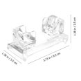 thumbnail image 4 of 2 Pcs Support Kalimba Transparent en Acrylique Support de Piano à Pouce Présentoir, 4 of 9