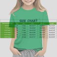 thumbnail image 3 of Delliss Girls Summer Short Sleeve T-Shirts Crewneck Solid Color Casual Tops Tees, 3 of 6