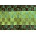 thumbnail image 1 of Ahgly Company Machine Washable Indoor Rectangle Abstract Turquoise Blue Modern Area Rugs, 6' x 9', 1 of 4