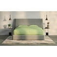 thumbnail image 4 of 4 Piece Bed Sheet Set, 400 Thread Count, 100% Cotton Bed Sheet, 16" Deep, Full XL Size - Sage Solid, 4 of 7