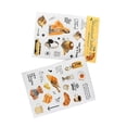 thumbnail image 3 of Pegatinas de papel Ticfox 2 Hojas para álbum de recortes Calcomanías Decorativas Desayuno Mantequilla Pan, 3 of 14