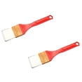 thumbnail image 1 of Oleegame 2PC Plastic Handled Paint Brushes 3 Sizes Home Decor Wall Painting Tools, 1 of 5