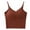 Red, variant on Tunic Tank Tops for Women Women's Fit Camisole with Built in Bra Fashion Women's Summer Casual Solid Color Loose V-neck Tank Black S
