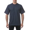 thumbnail image 1 of Pro Club Men's Heavyweight Cotton Short Sleeve Crew Neck T-Shirt,Navy,5XL - Tall, 1 of 6