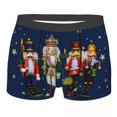 thumbnail image 3 of Holiday Nutcrackers Underwear Men Breathbale Christmas Nutcracker Soldier Boxer Briefs Shorts Panties Soft Underpants For Male, 3 of 7