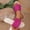 Hot Pink, variant on KIJBLAE Women's Color Block Flat Slide Sandals, Open Toe Non Slip Casual Slippers Summer Beach Vacation Outdoor Daily Wear Beige 37