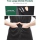 thumbnail image 3 of 2 Pack Unisex Adjustable Bib Apron with 2 Pockets Cooking Kitchen Chef Women Men Aprons, 3 of 4