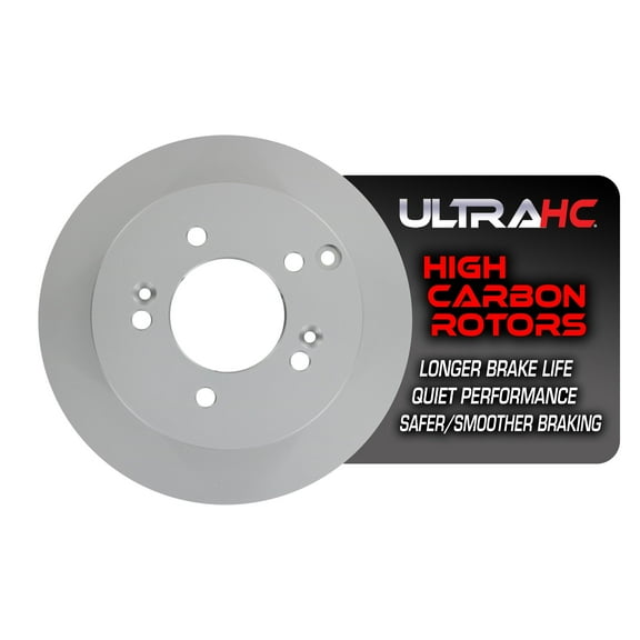 UltraHC Coated High Carbon Brake Rotor, Rear UR004690, Kia Rondo 2012-2007