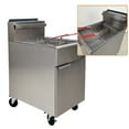 thumbnail image 5 of 70 lb Heavy-Duty Natural Gas Deep Fryer, High-Capacity Commercial Restaurant Fryer with 150,000 BTU,NSF, 5 of 15