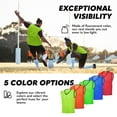 thumbnail image 3 of GSi Training Pinnies for Soccer, Basketball, Football (Pack of 12) Mesh Scrimmage Vests for Youth & Adults - Breathable Practice Jerseys - Large Sports Bibs for Teams - 5 Colors Options(Yellow), 3 of 5