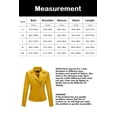 thumbnail image 3 of Giolshon Faux Leather Casual Short Jacket for Women,Moto Coat for Spring Fall and Winter XL, 3 of 5