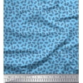 thumbnail image 1 of Soimoi Blue polyester Crepe Fabric Berries Fruits Print Fabric by Yard 42 Inch Wide, 1 of 3